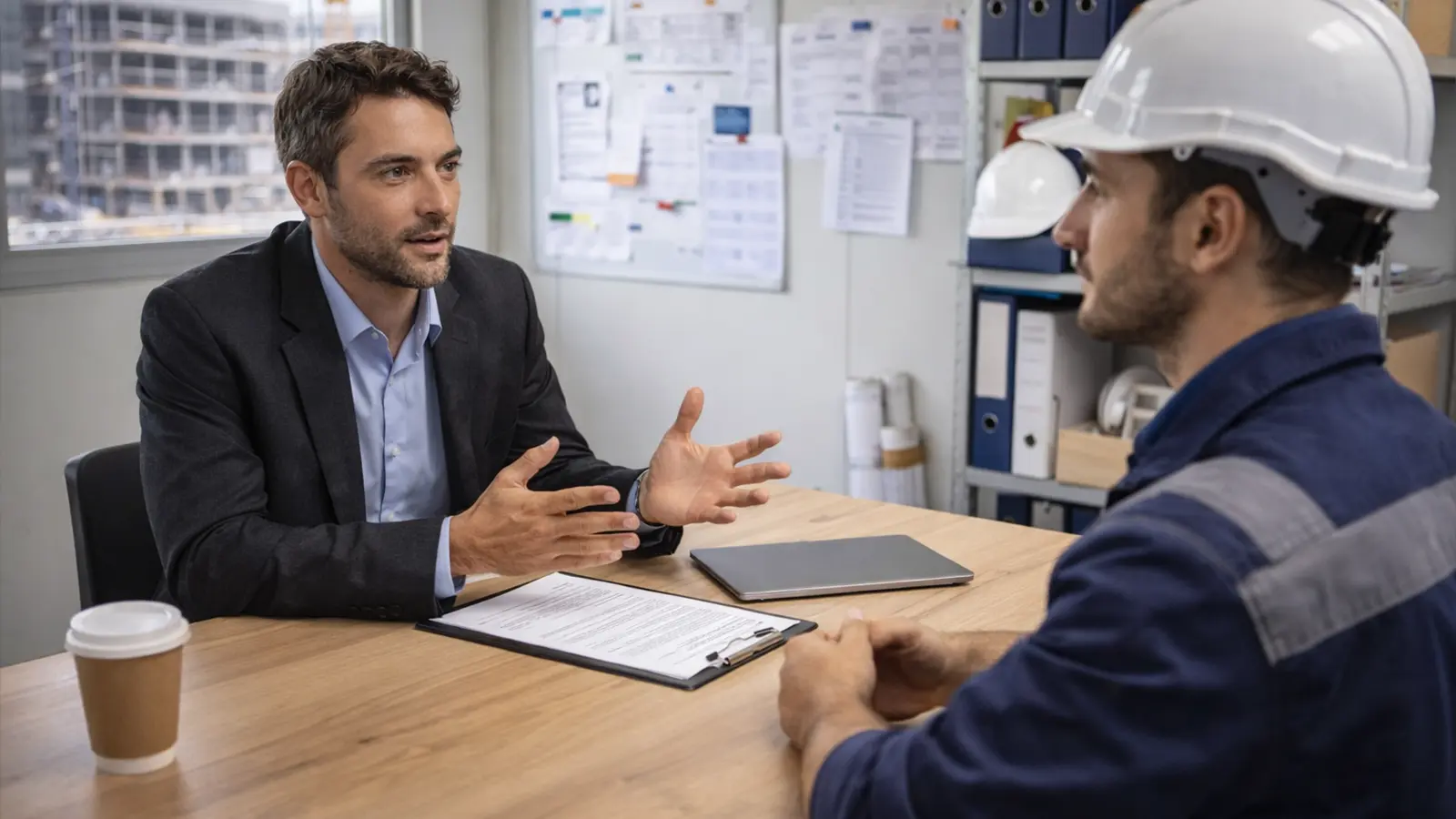 razgovor za posao izmedu poslodavca i radnika